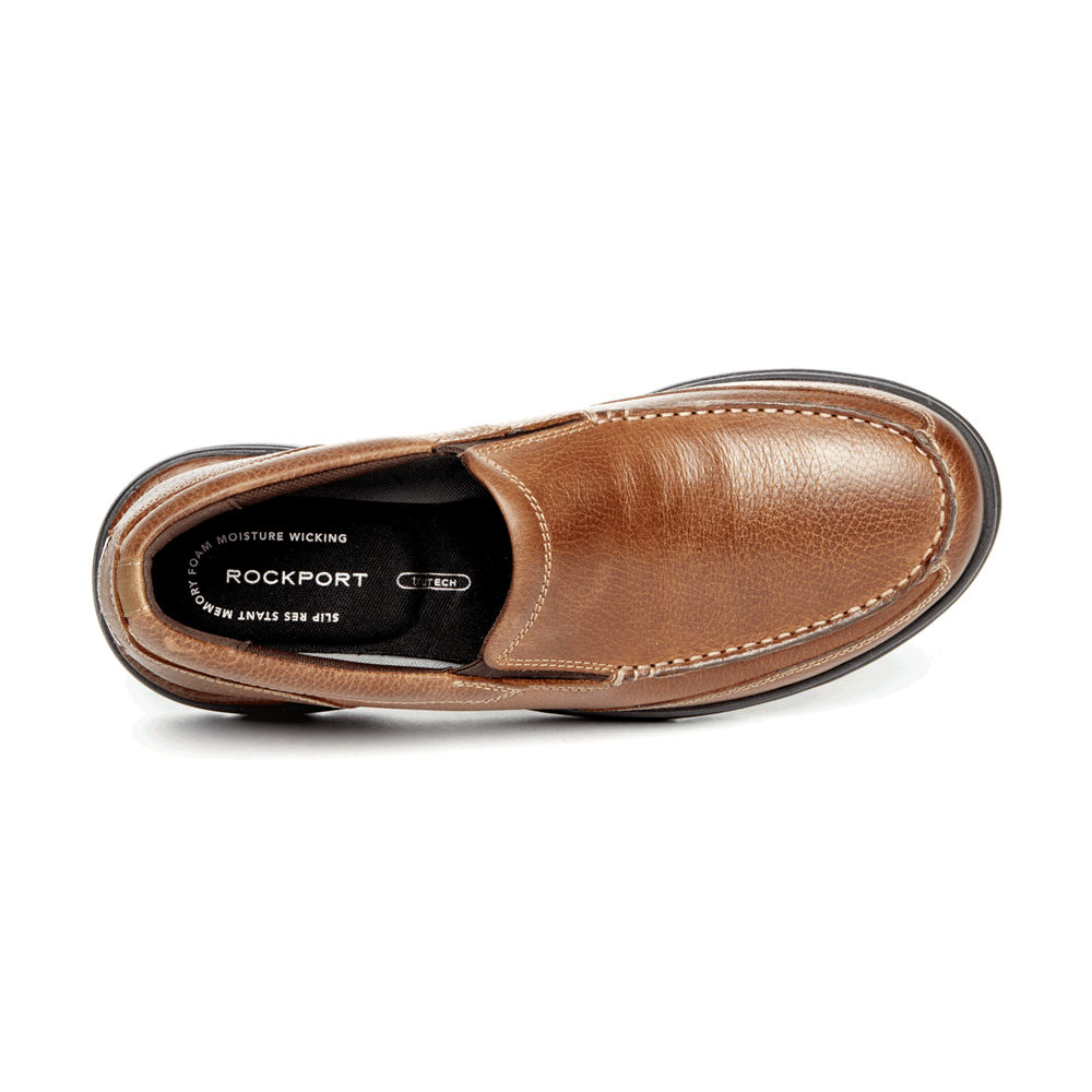 Rockport Singapore Mens Slip-On - ProWalker Eureka Plus Brown - IP8531296